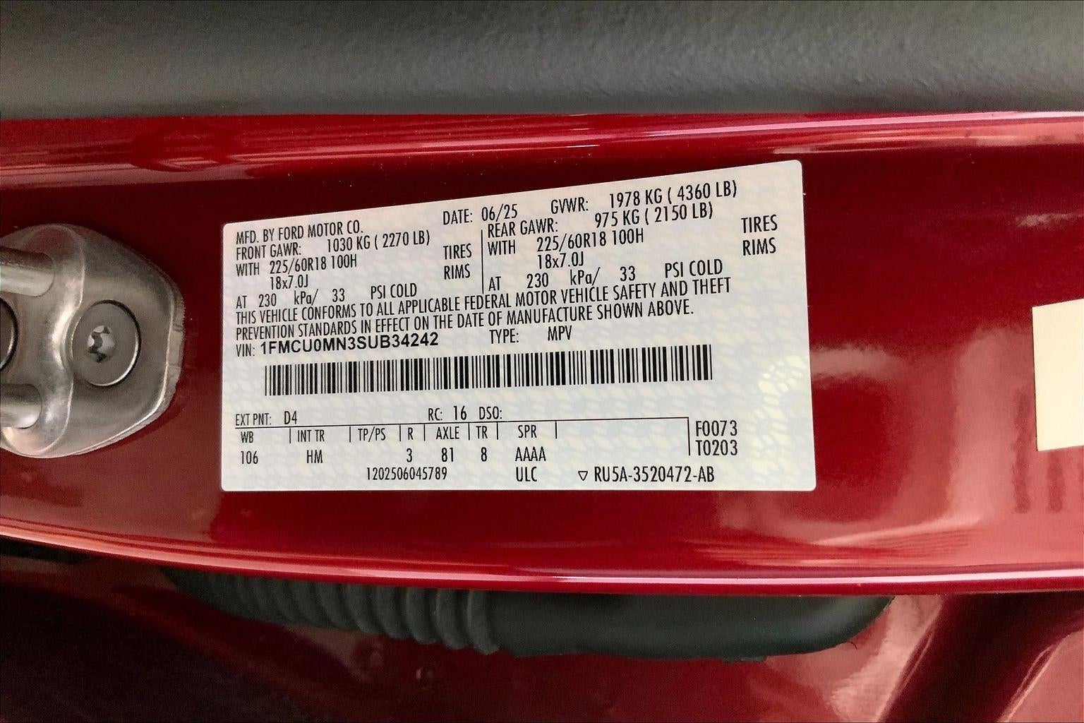 2025 Ford Escape ST-Line