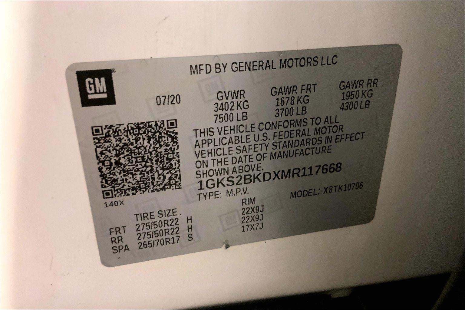 2021 GMC Yukon SLT