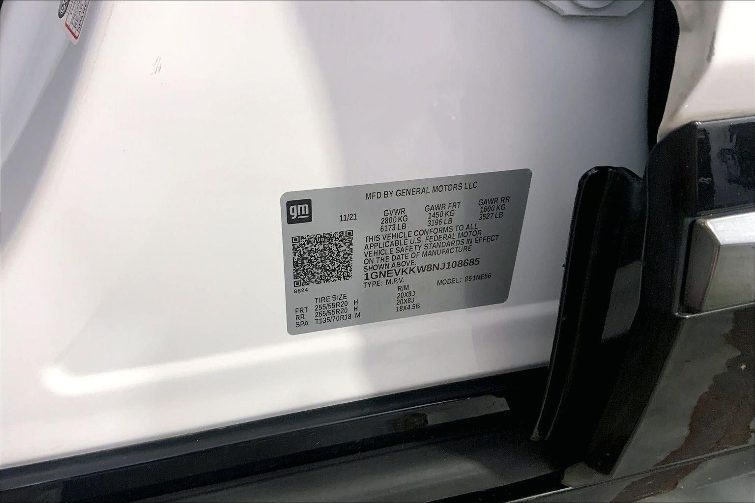 2022 CHEVROLET TRUCK TRAVERSE PREMIER