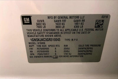 2016 Chevrolet Suburban LTZ