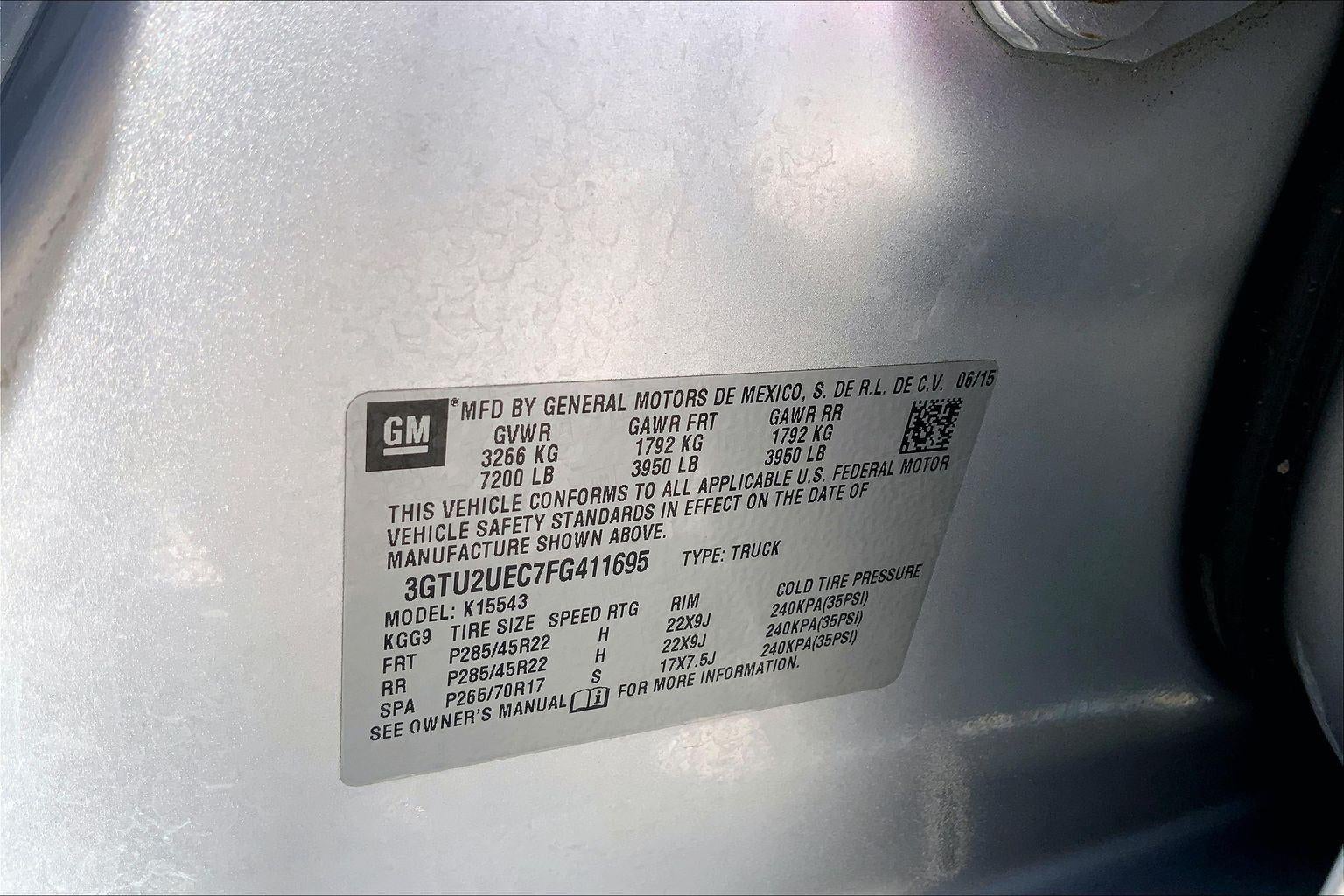 2015 GMC Sierra 1500 SLE