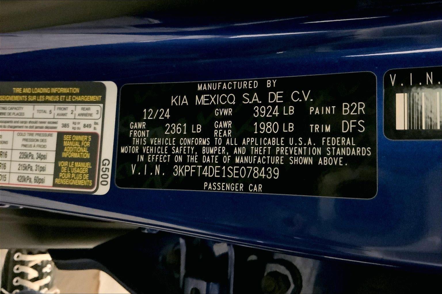 2025 Kia K4 LXS