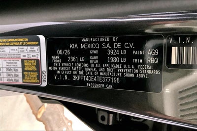 2026 Kia K4 LX