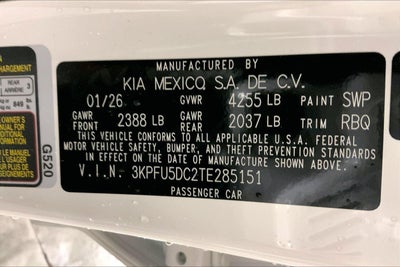 2026 Kia K4 GT-Line Turbo