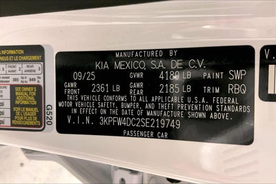 2025 Kia K4 GT-Line Turbo