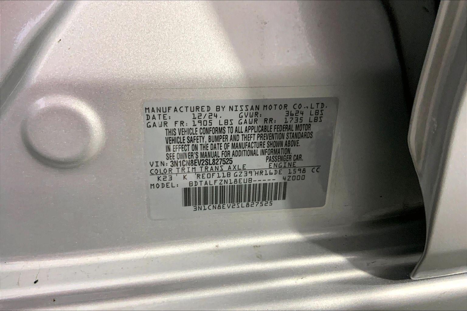 2025 Nissan Versa SV