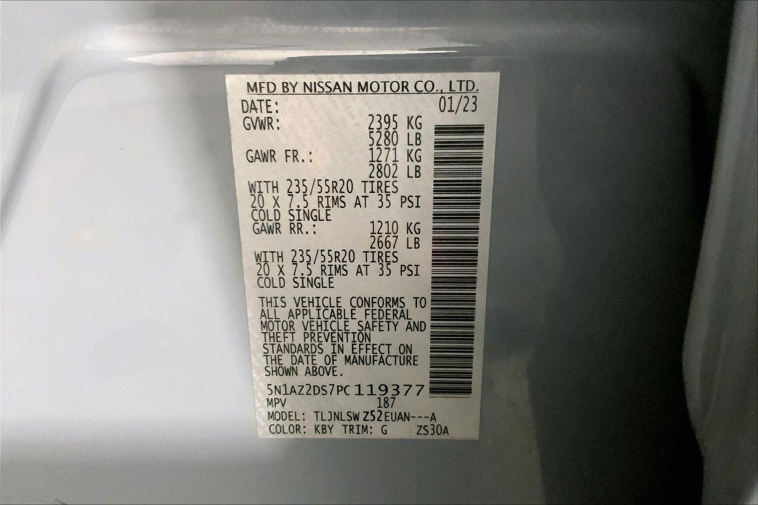 2023 Nissan Murano Platinum
