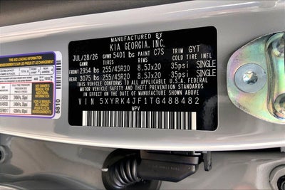 2026 Kia Sorento SX