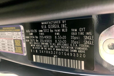 2026 Kia Sorento X-Line SX