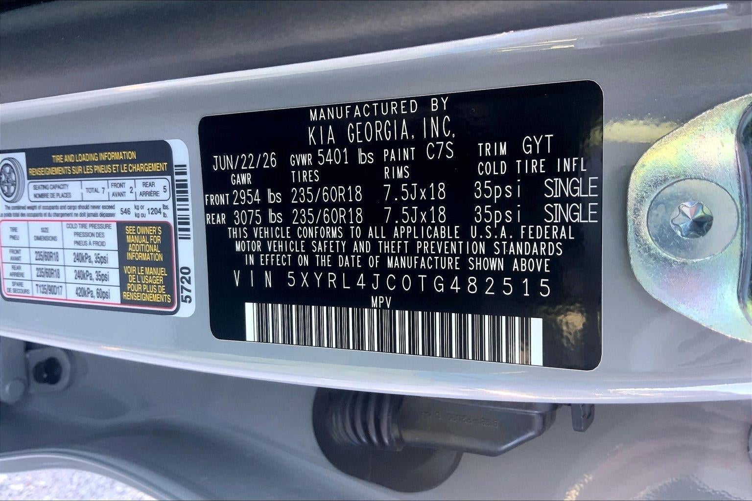 2026 Kia Sorento S