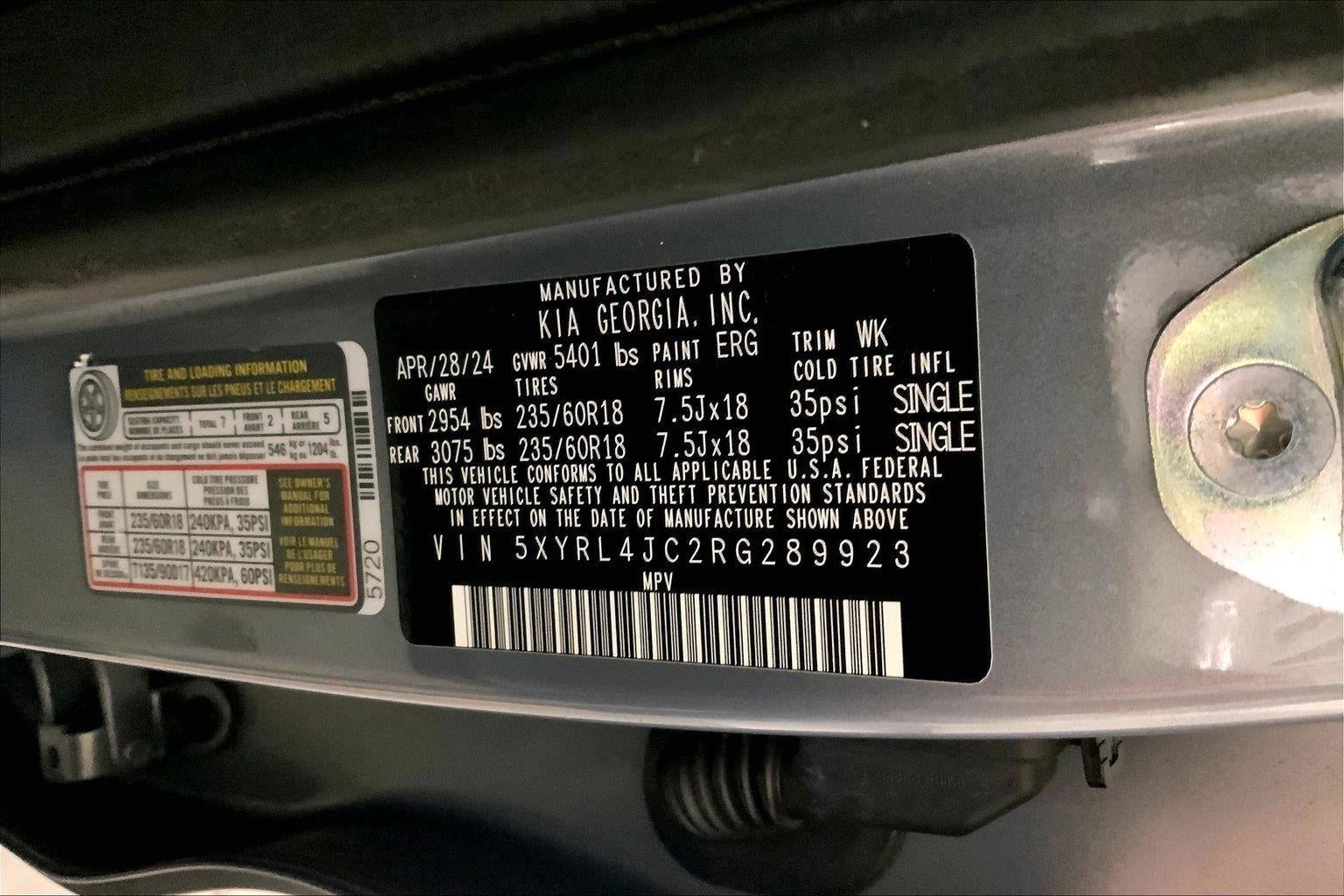 2024 Kia SORENTO S