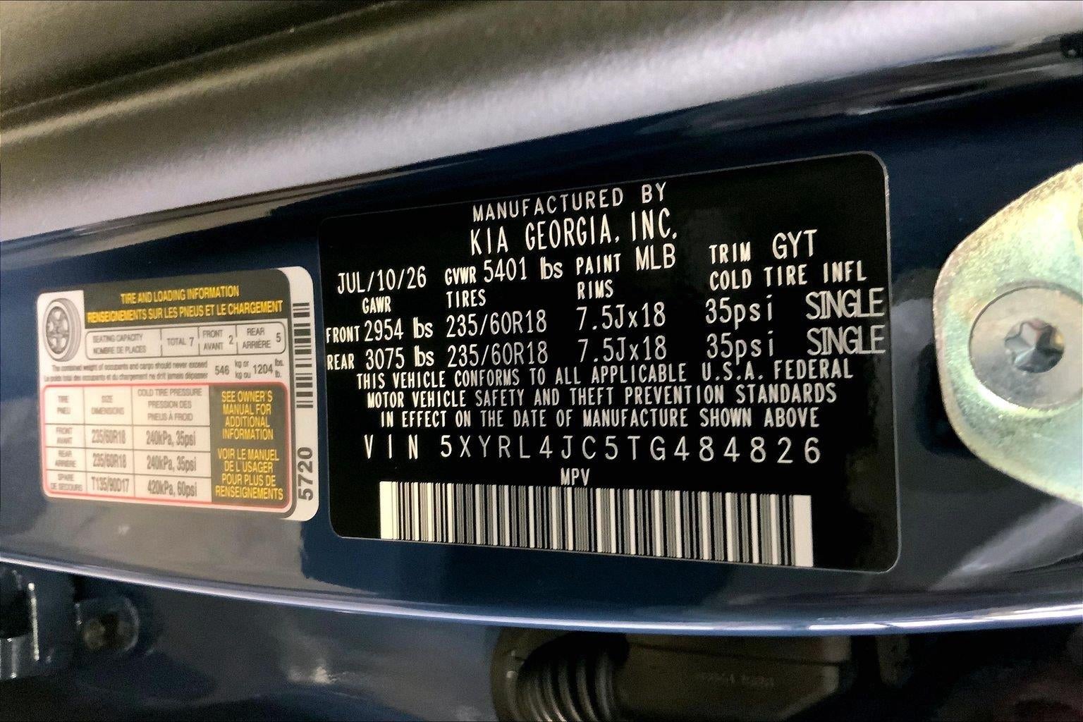 2026 Kia Sorento S