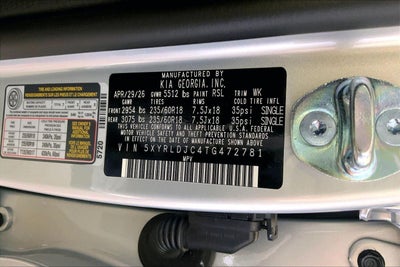 2026 Kia Sorento S