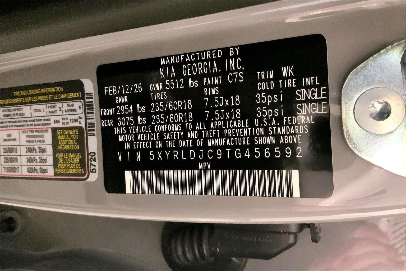 2026 Kia Sorento S