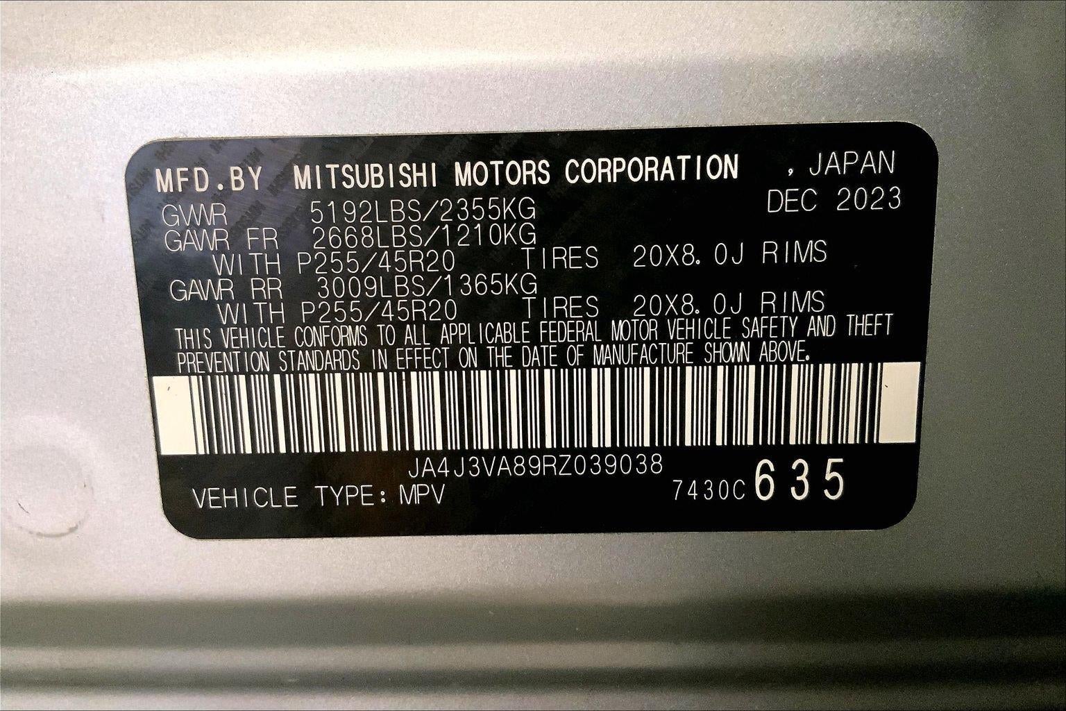 2024 Mitsubishi Outlander SE Black Edition