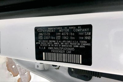 2023 Hyundai Elantra Hybrid Limited