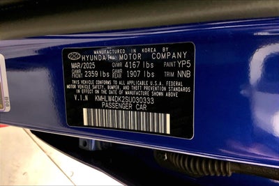 2025 Hyundai Elantra N 4DR MT