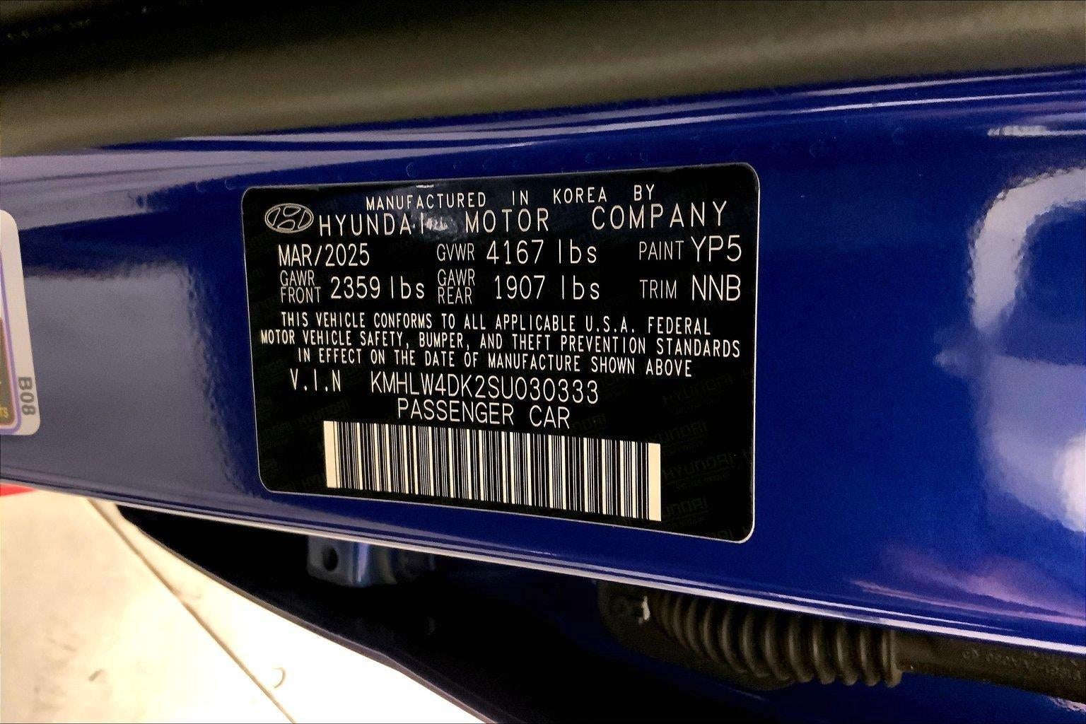 2025 Hyundai Elantra N 4DR MT