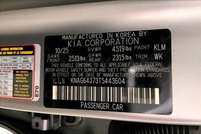 2026 Kia K5 GT-Line