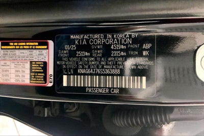2025 Kia K5 GT-Line