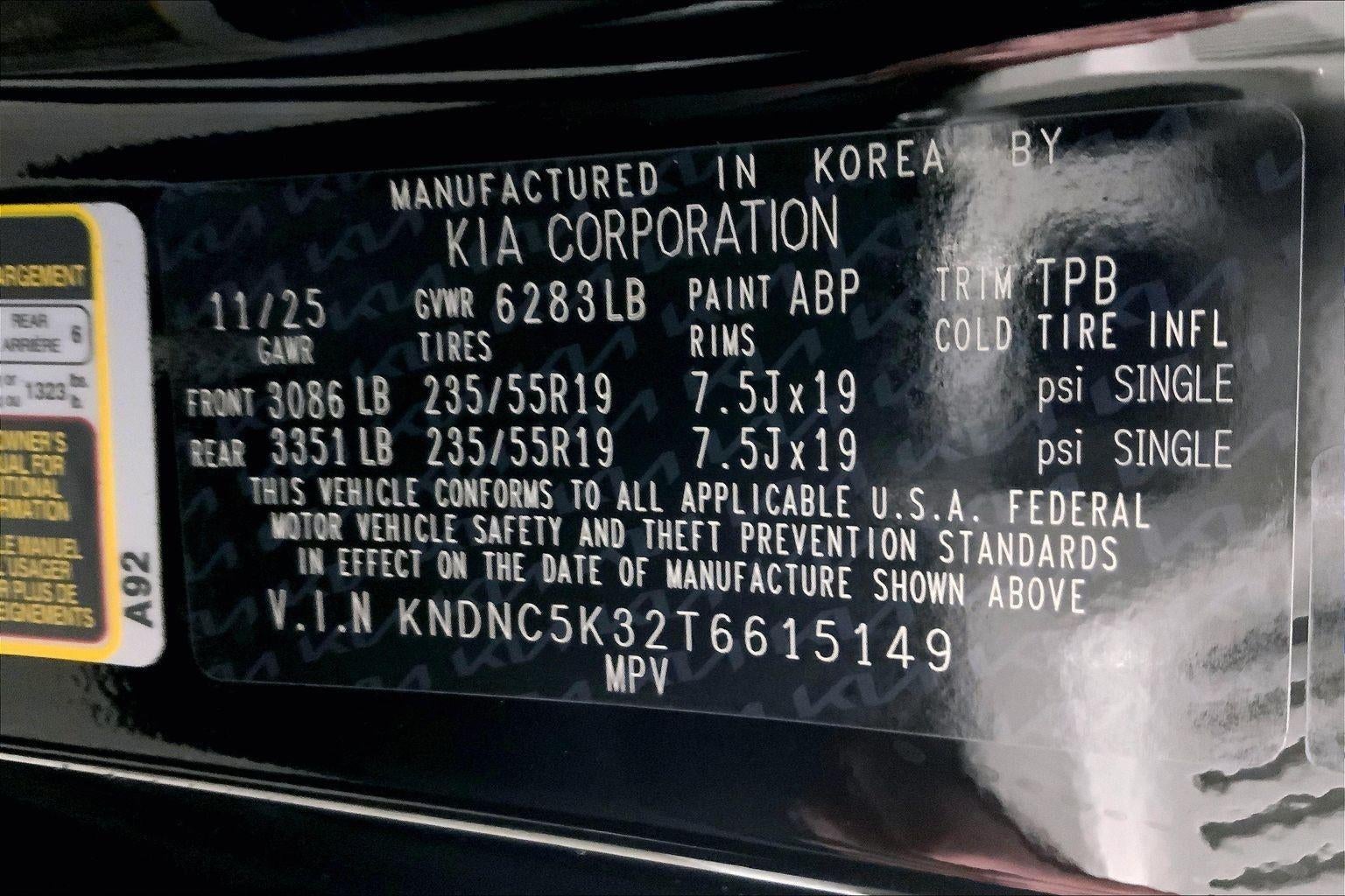 2026 Kia Carnival EX