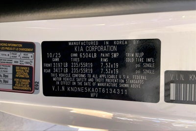 2026 Kia Carnival Hybrid SX Prestige