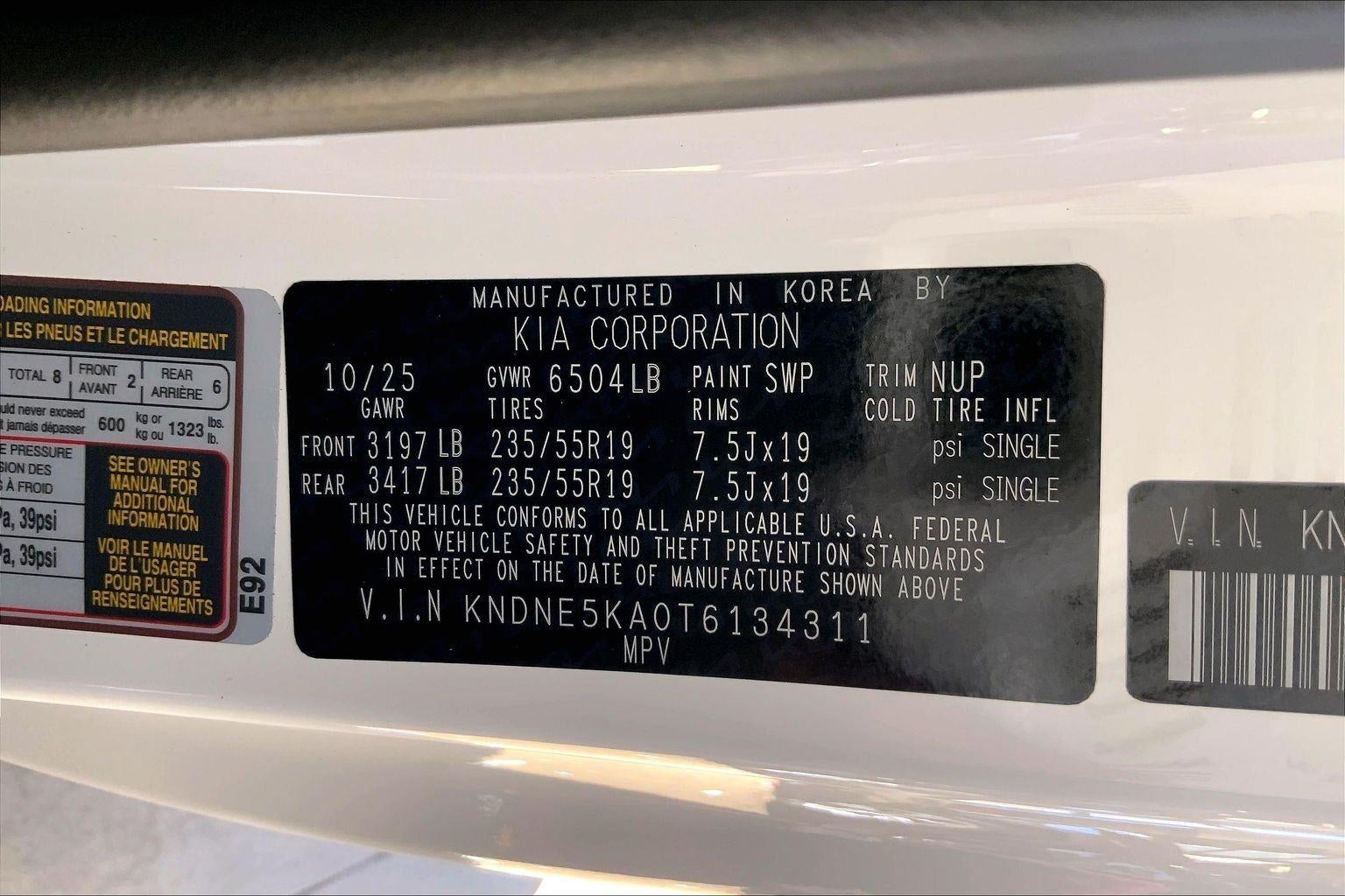 2026 Kia Carnival Hybrid SX Prestige