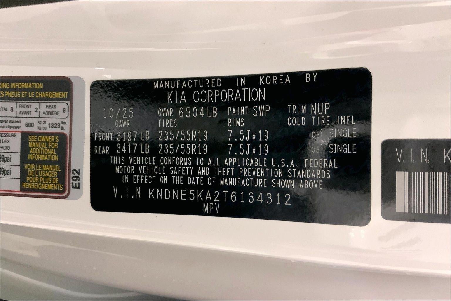 2026 Kia Carnival Hybrid SX Prestige