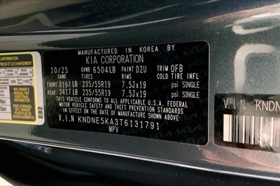 2026 Kia Carnival Hybrid SX Prestige