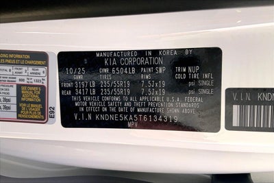 2026 Kia Carnival Hybrid SX Prestige