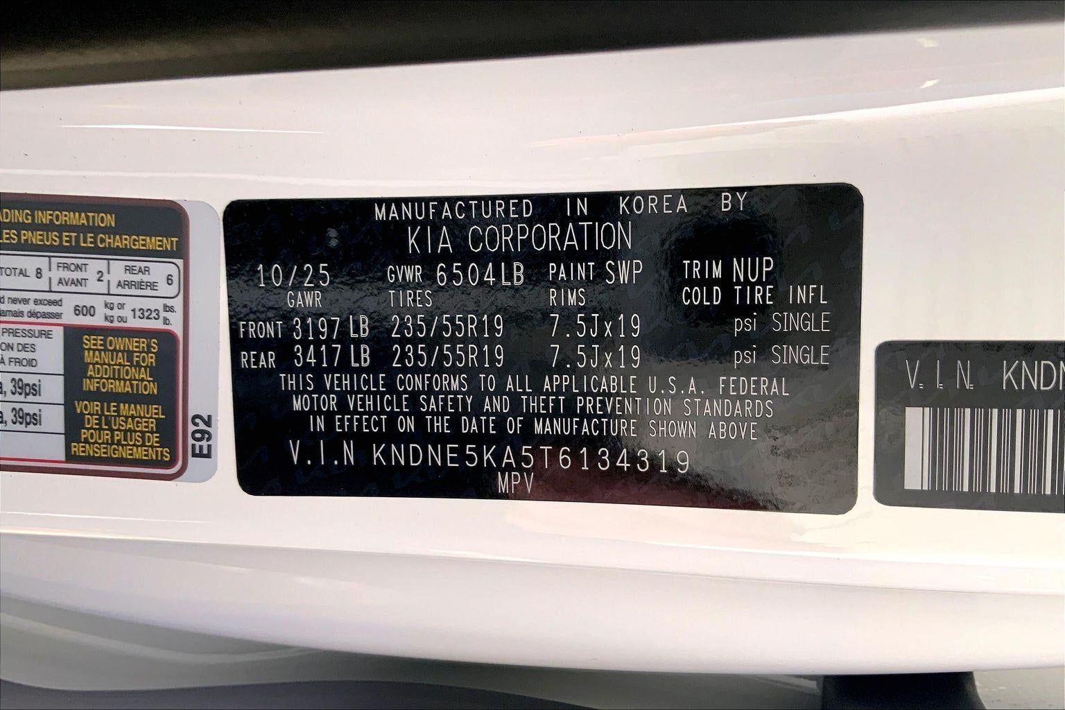 2026 Kia Carnival Hybrid SX Prestige