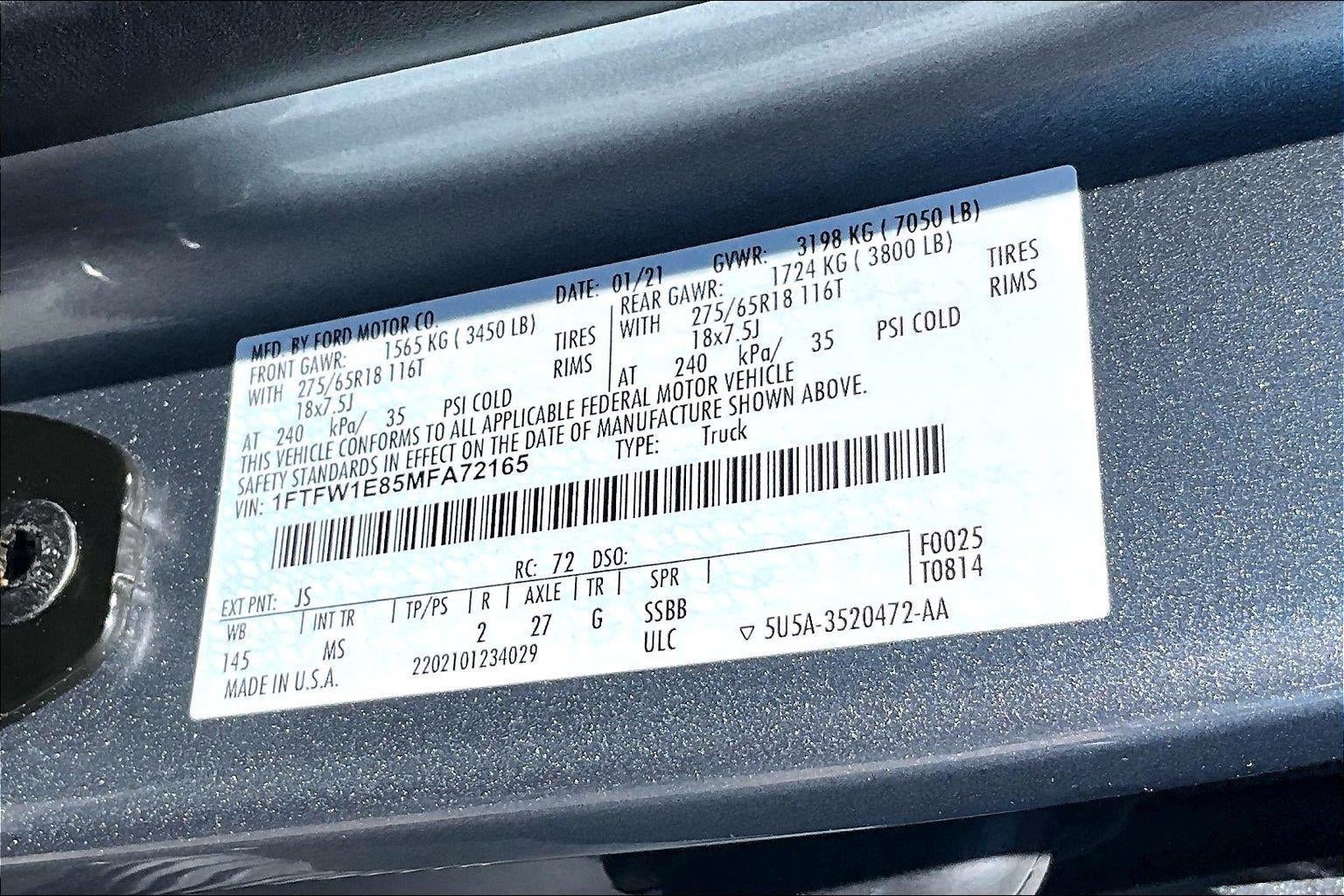 2021 Ford F-150 XL