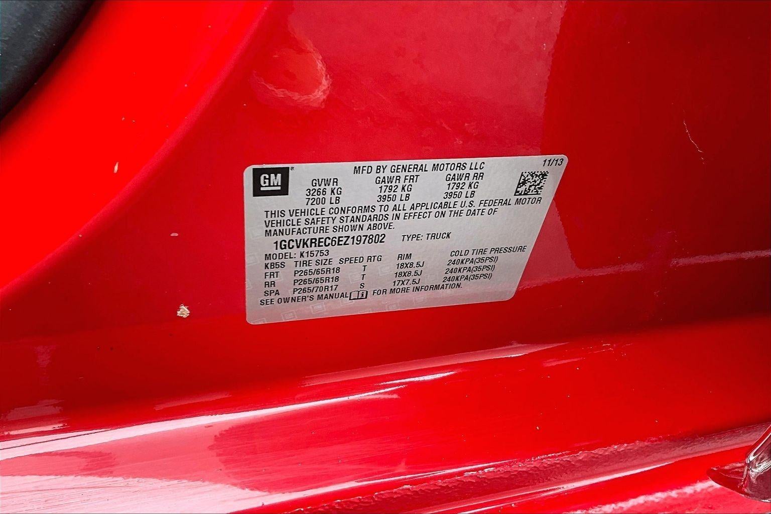 2014 Chevrolet Silverado 1500 LT