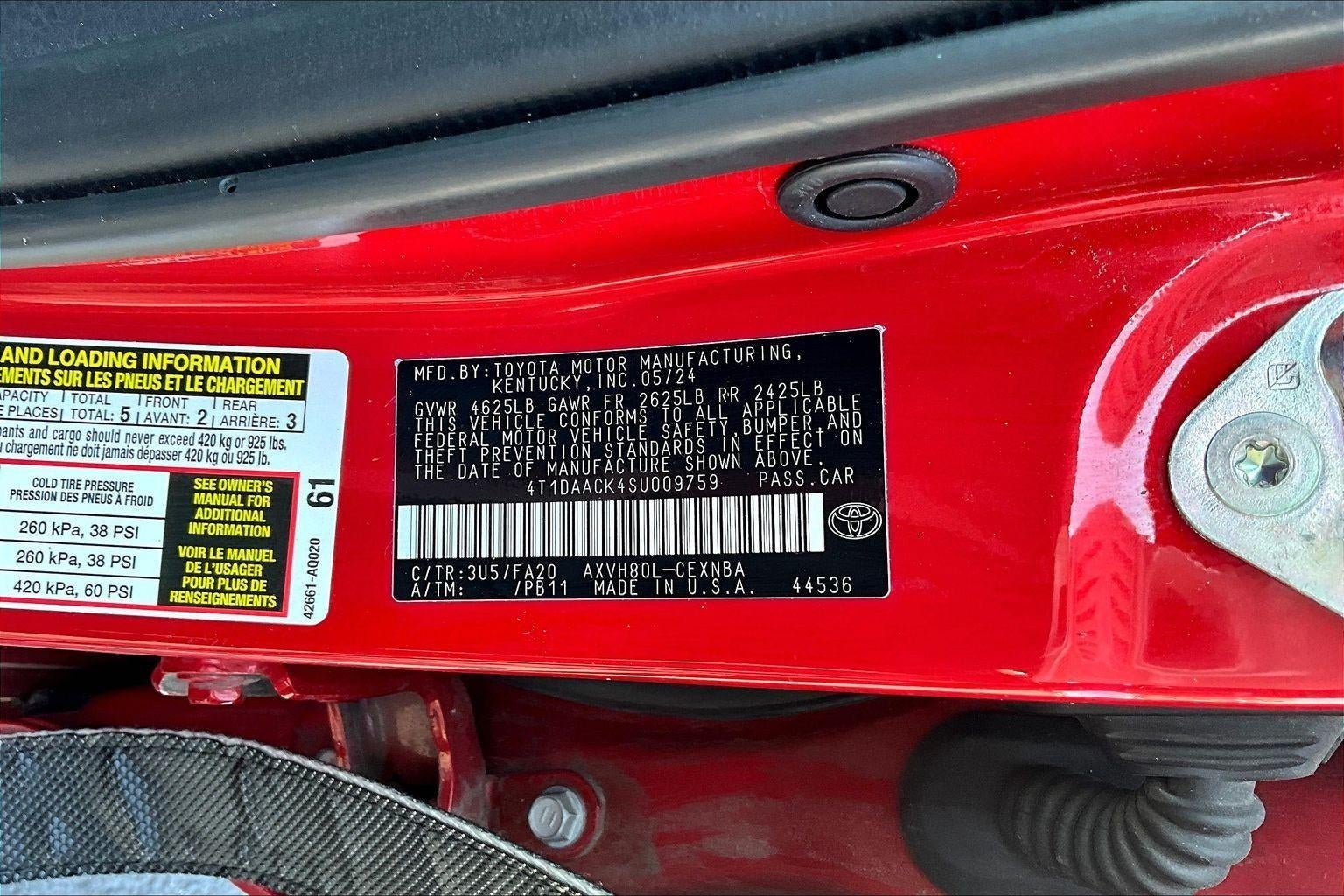 2025 Toyota Camry LE