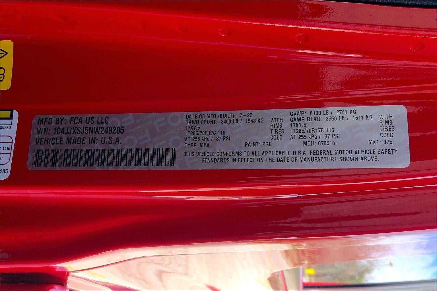 2022 Jeep Wrangler Unlimited Rubicon 392