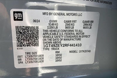 2024 GMC Sierra 2500 HD AT4X