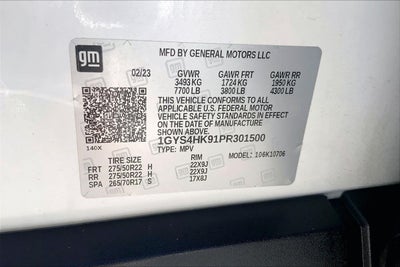 2023 Cadillac Escalade AWD V-Series