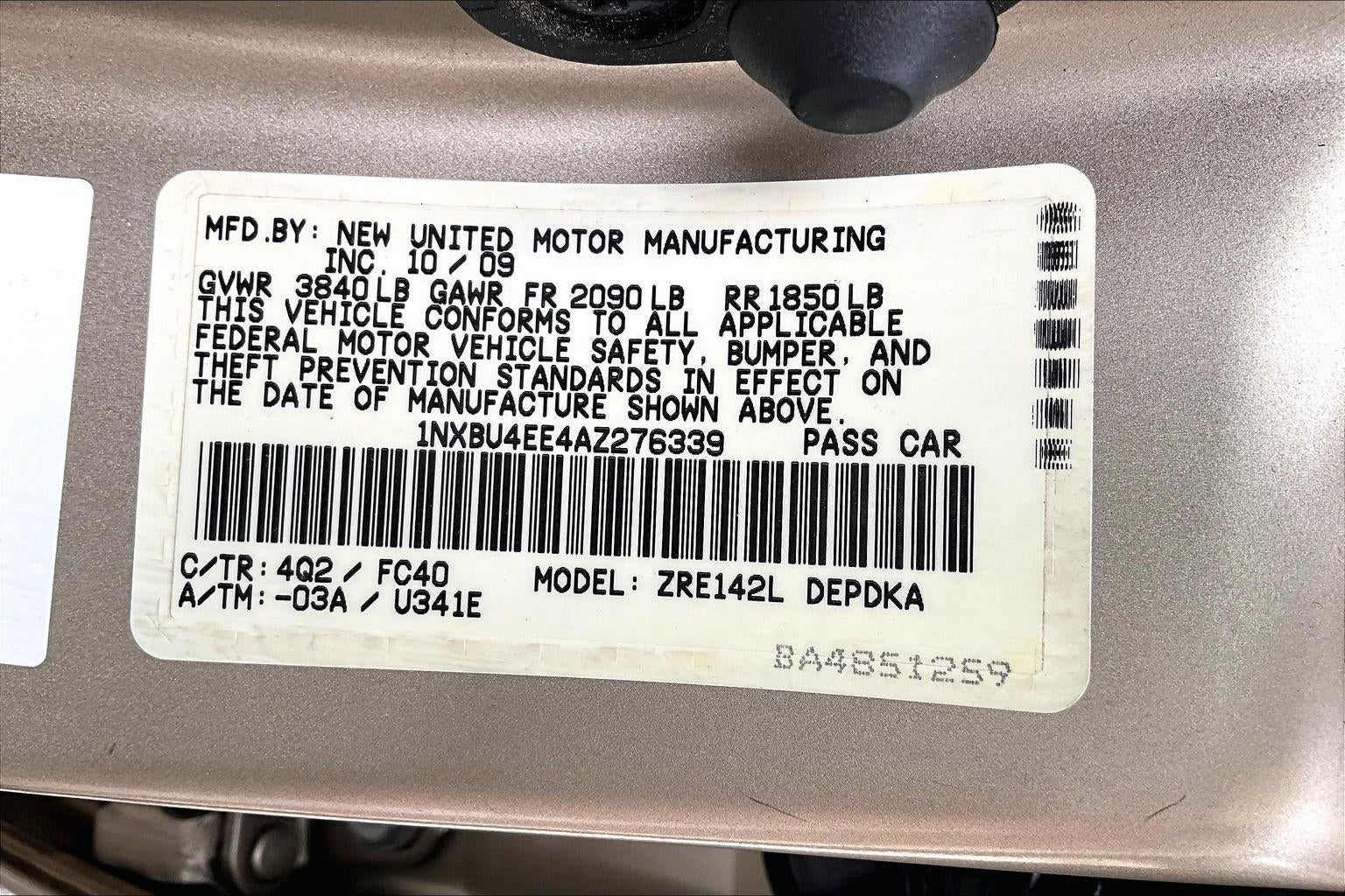 2010 Toyota Corolla LE
