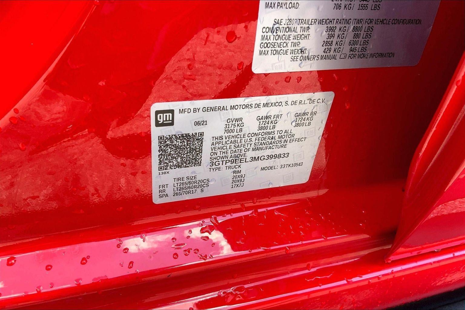2021 GMC Sierra 1500 AT4