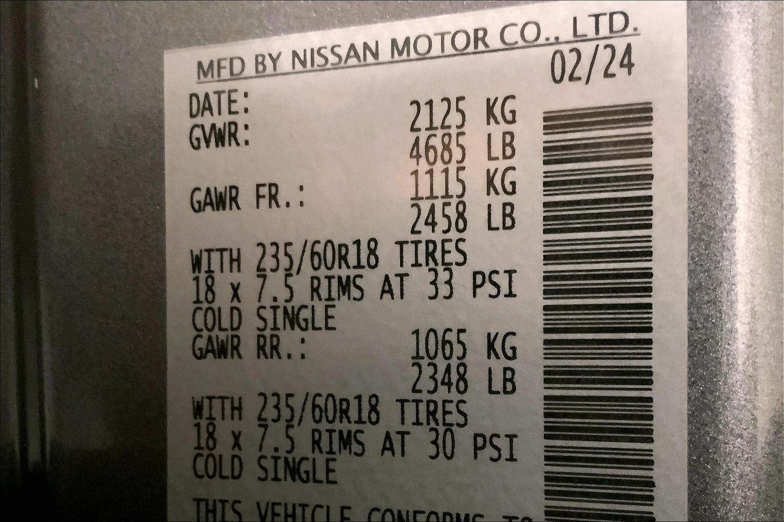 2024 Nissan Rogue SV