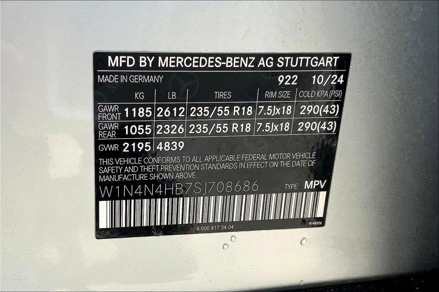 2025 Mercedes-Benz GLA GLA 250