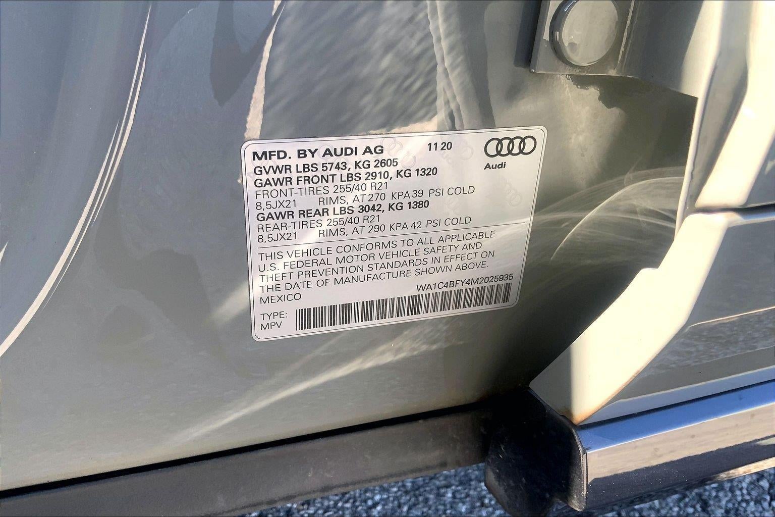 2021 Audi SQ5 Prestige