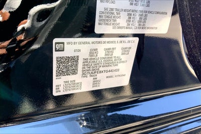 2026 GMC Sierra 1500 AT4X