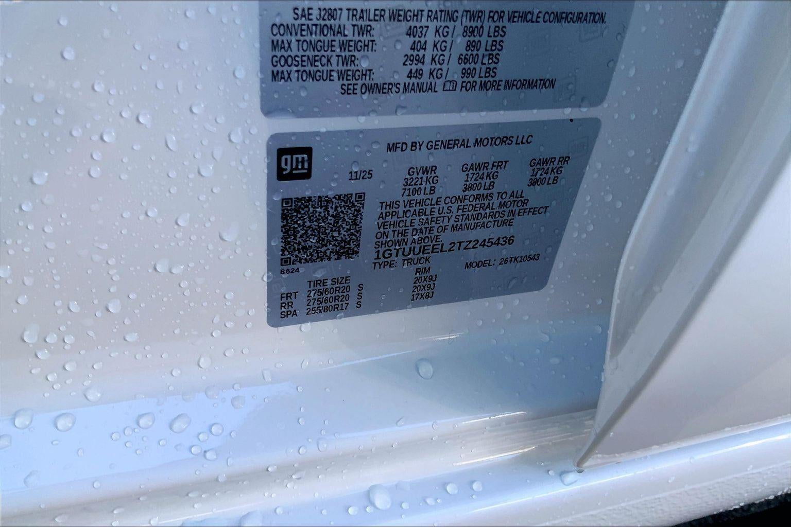 2026 GMC Sierra 1500 AT4