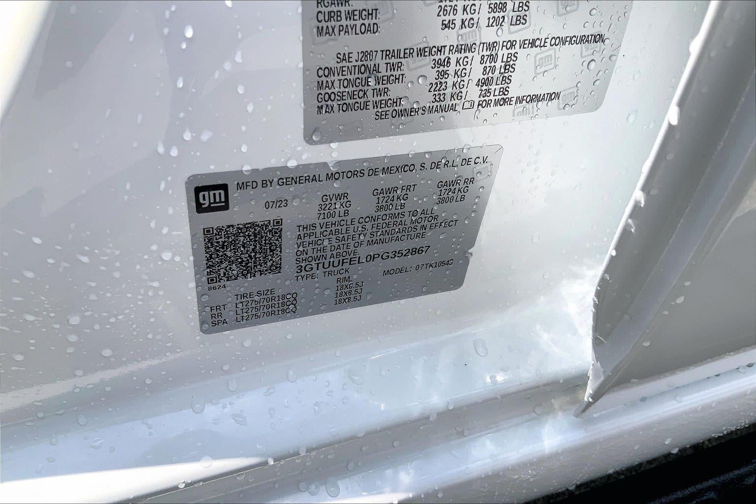 2023 GMC Sierra 1500 AT4X