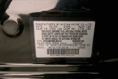 2025 Nissan Versa SV