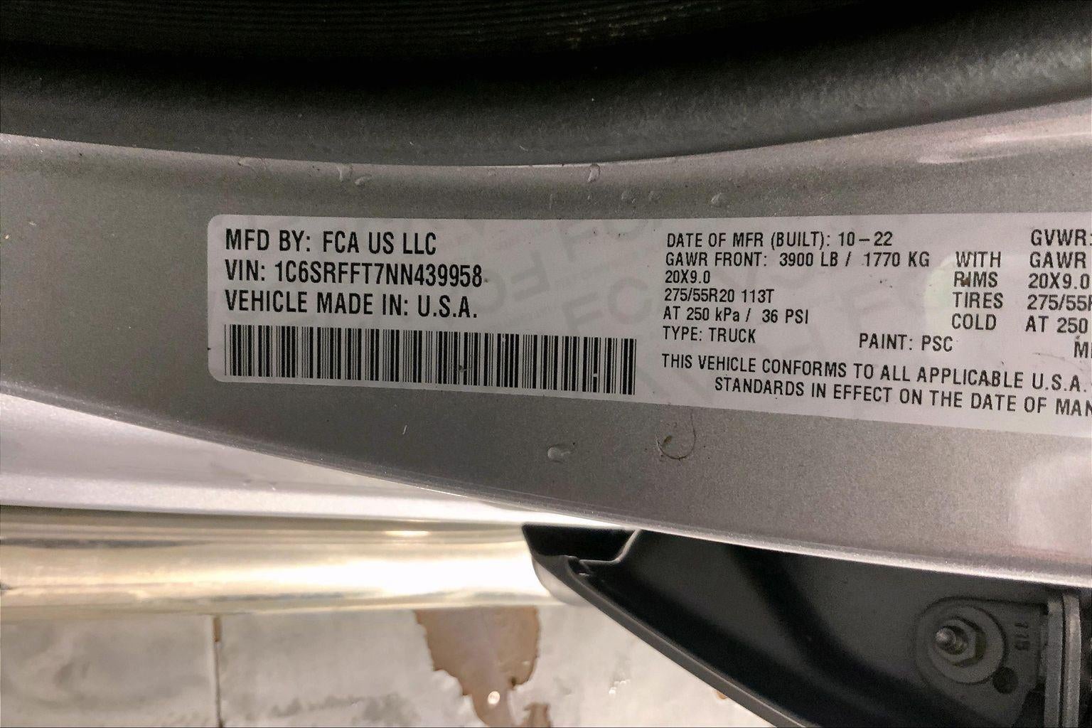 2022 RAM 1500 Big Horn