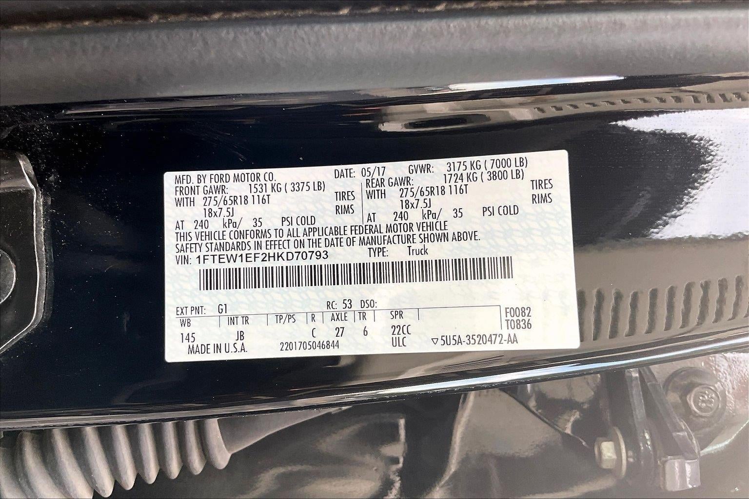 2017 Ford F-150 XL