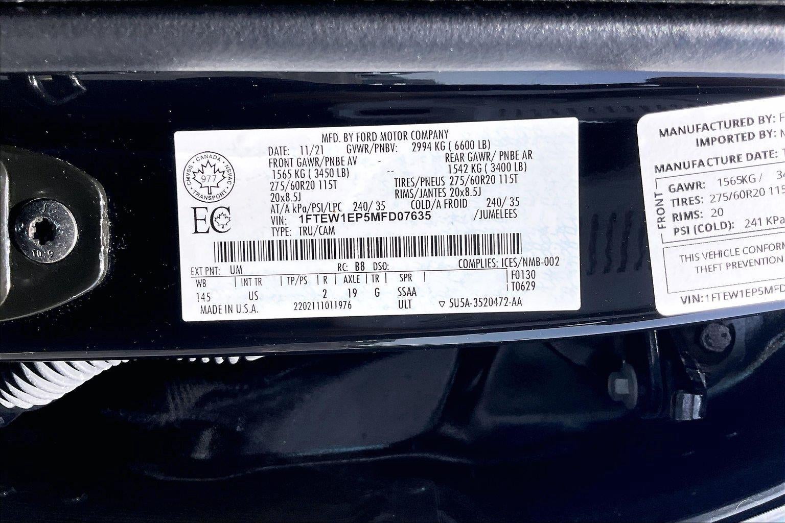2021 Ford F-150 XLT