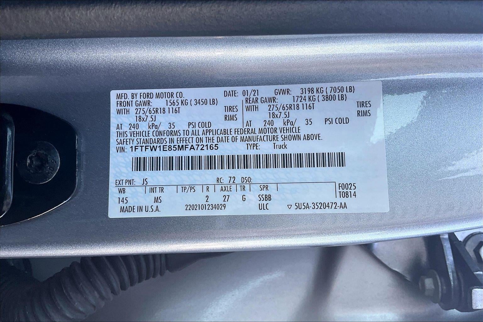 2021 Ford F-150 XL